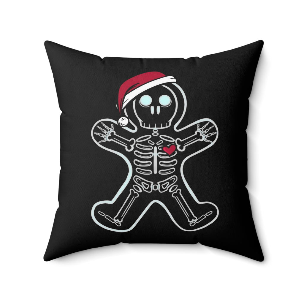 X-Ray Gingerbread Man Pillow