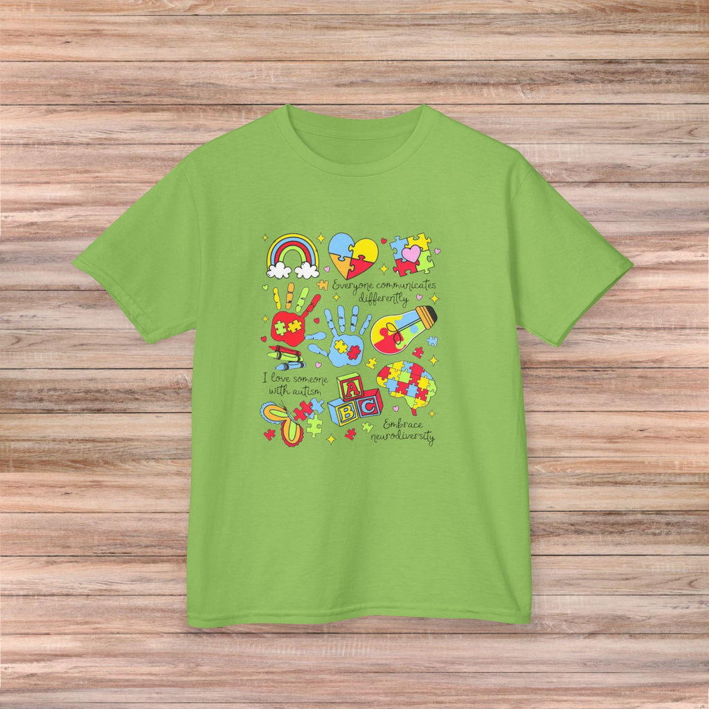 I Love Someone with Autism Youth Tshirt