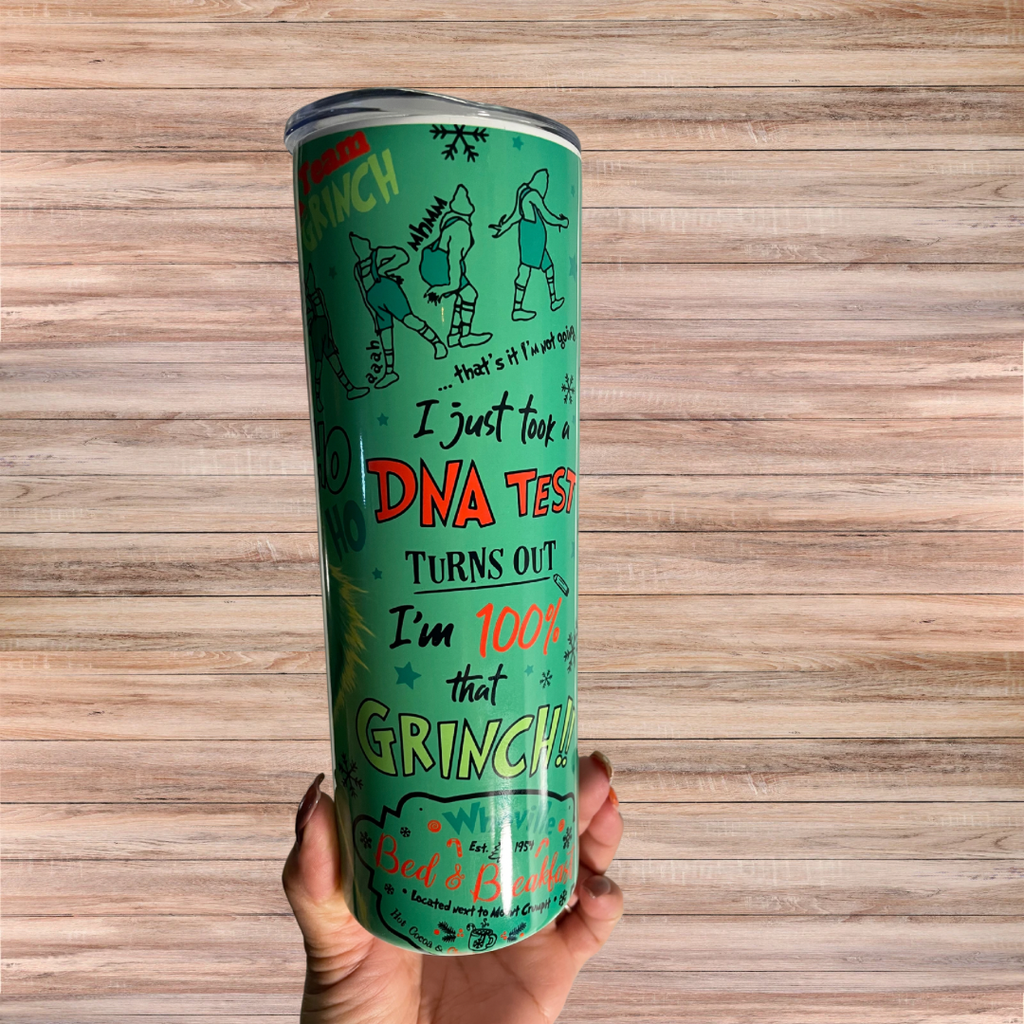 DNA Grinch Tumbler