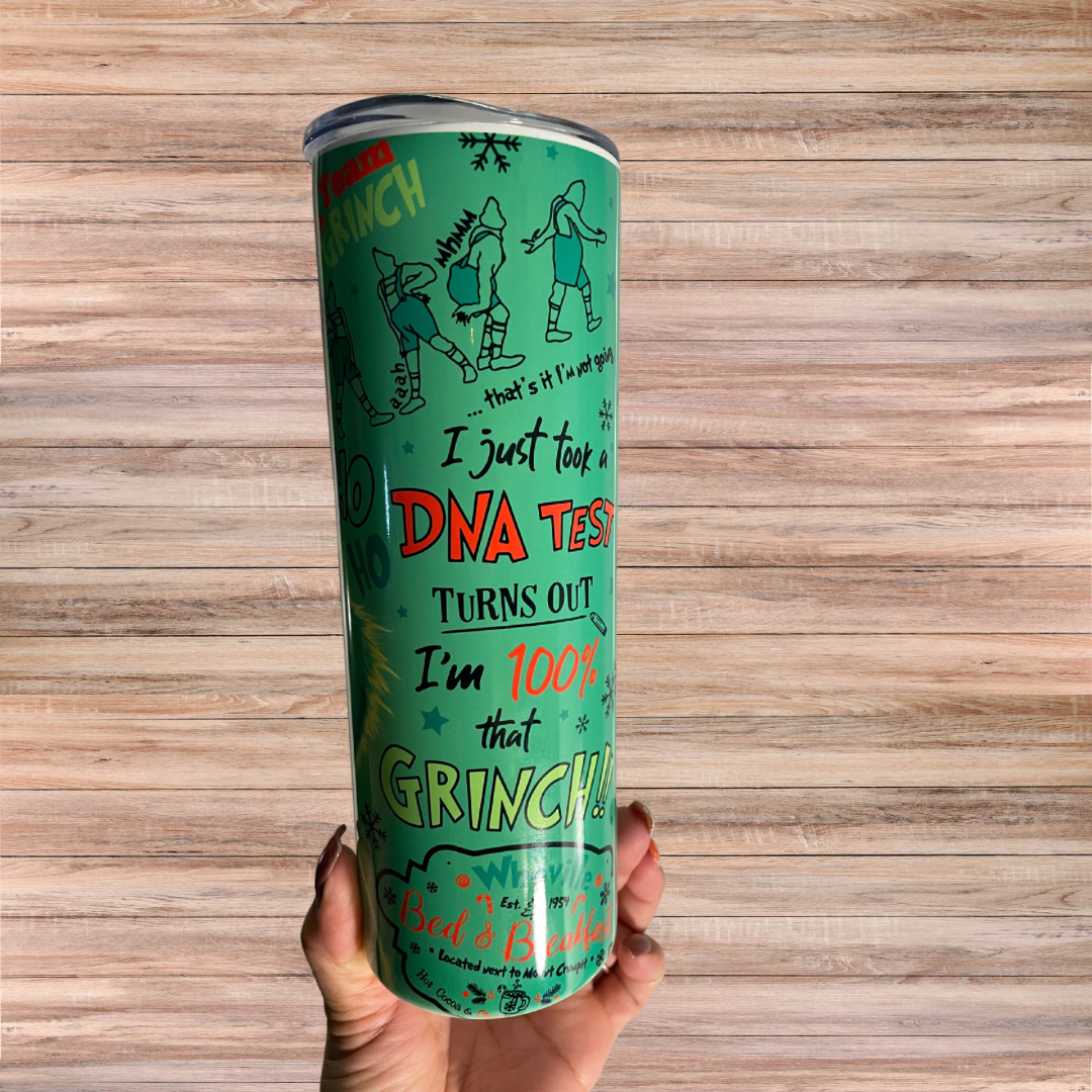 DNA Grinch Tumbler