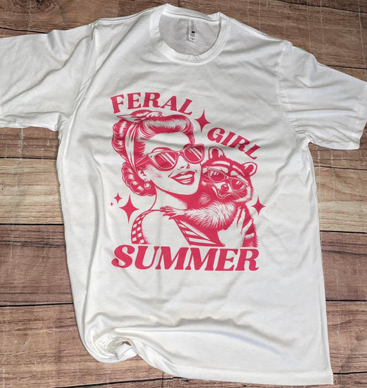 Feral Girl Summer Tshirt