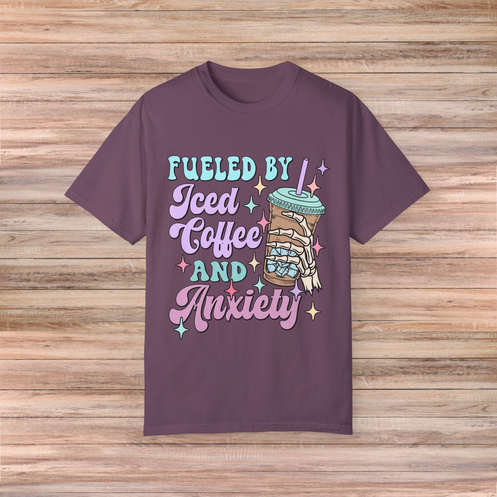 Fueled by Iced Coffee and Anxiety Tshirt