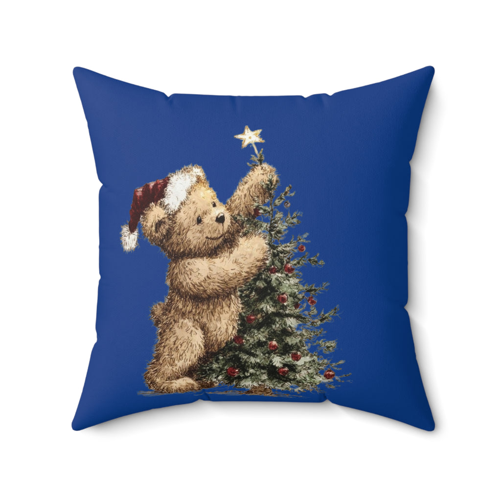 Christmas Teddy Bear Pillow