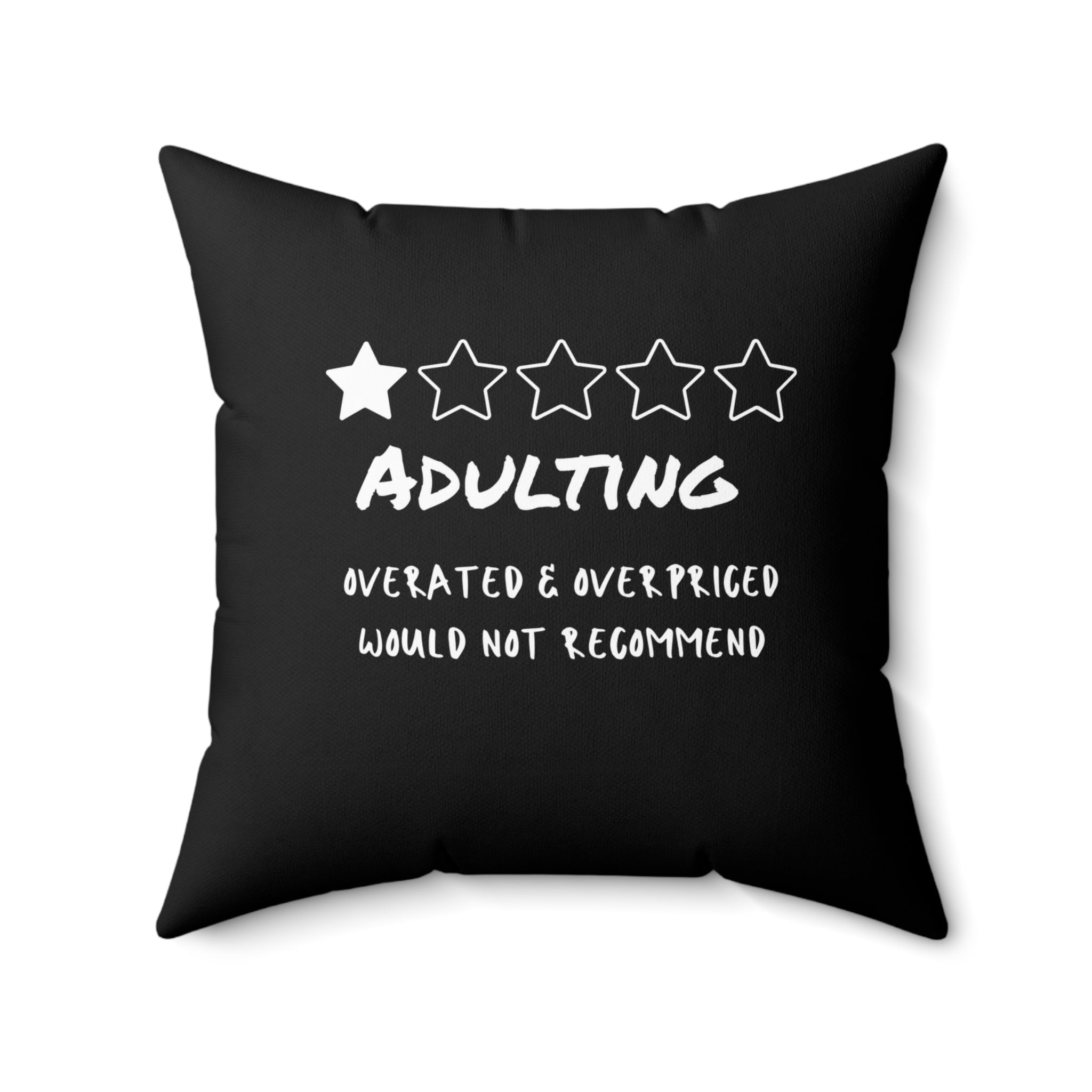 Adulting One Star Pillow