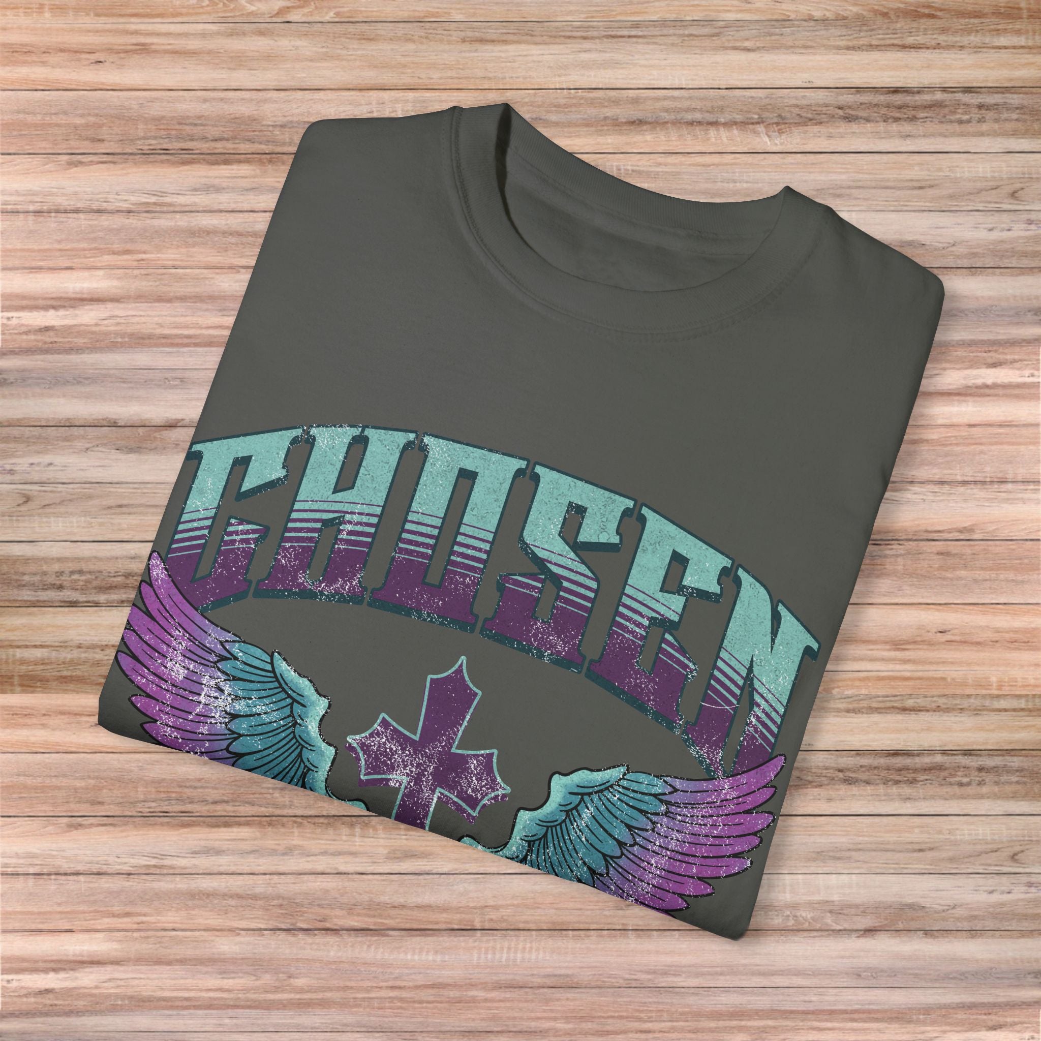 Chosen' with Wings & Cross Tshirt