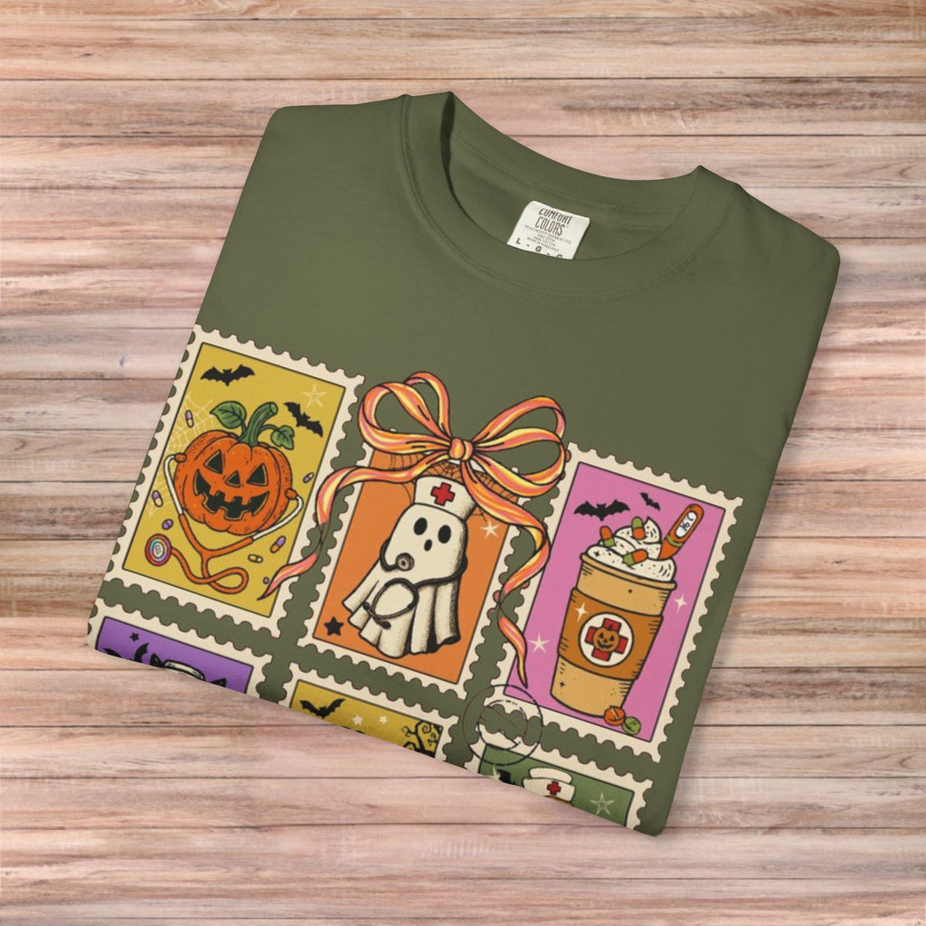 Halloween Nurse Post Office Tshirt