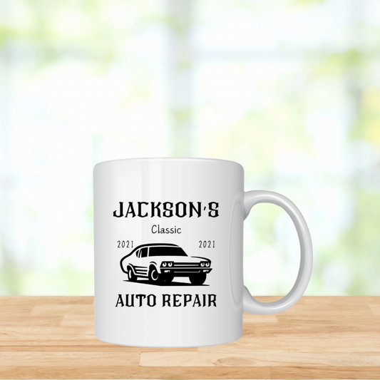 Jackson’s Classic Auto Repair Mug