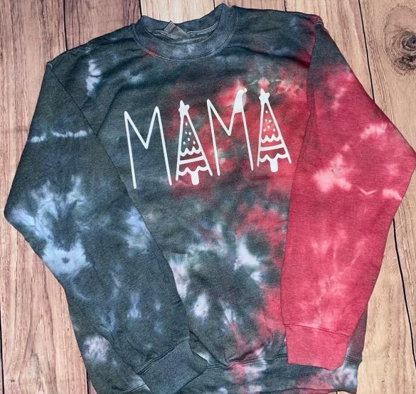 Holiday Family Tie Dye Sweaters