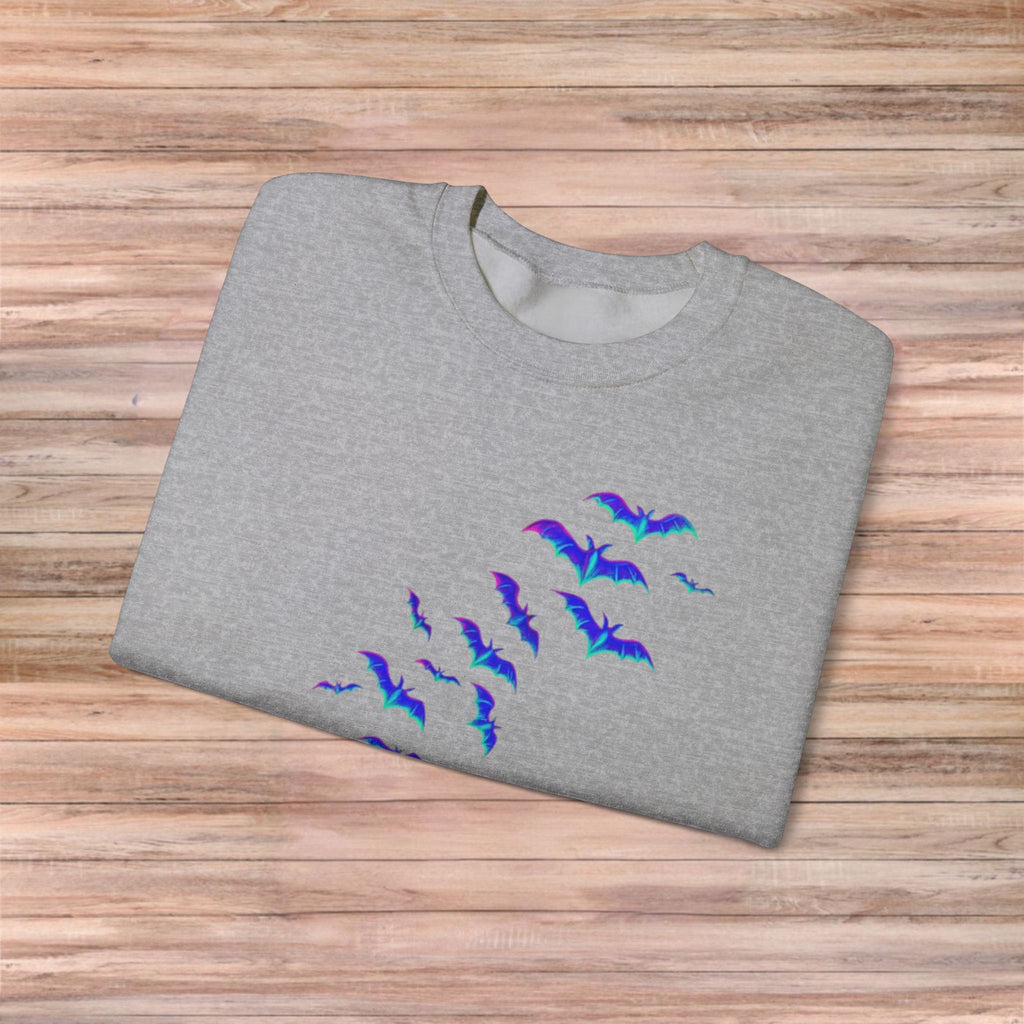 Neon Haunted House Sweater