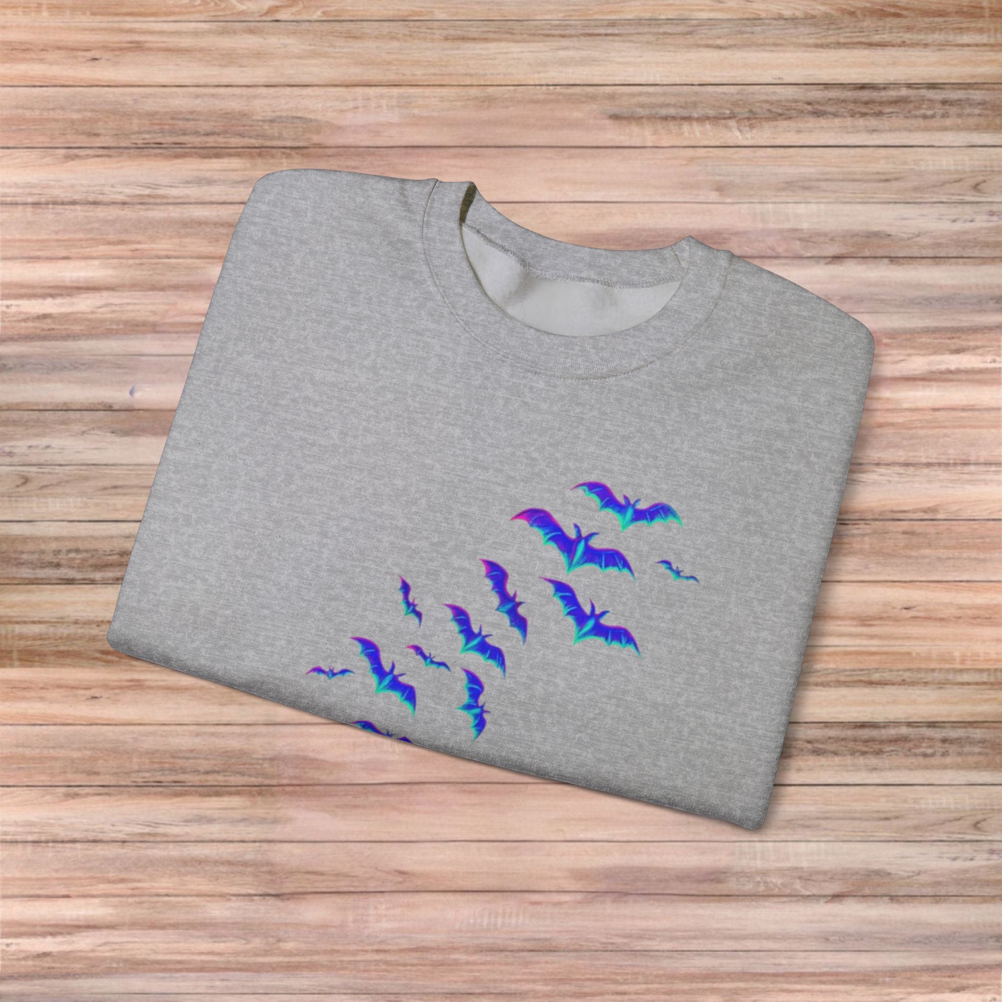 Neon Haunted House Sweater