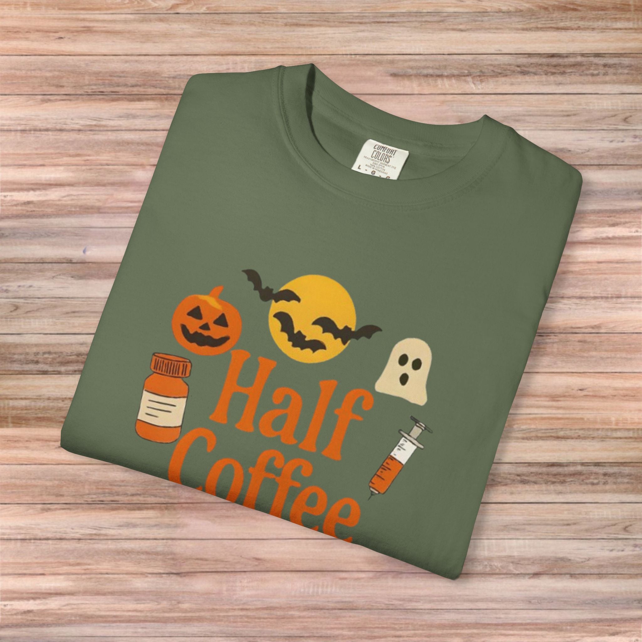 Half Coffee Half Nurse Tshirt