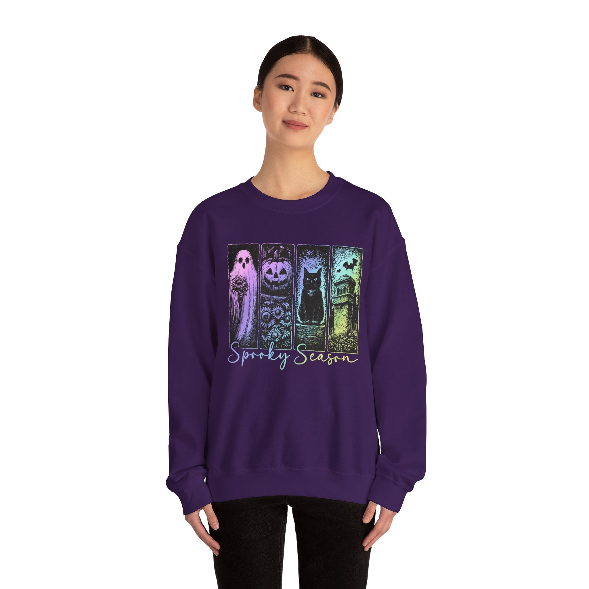 Spooky Metallic Season Sweater
