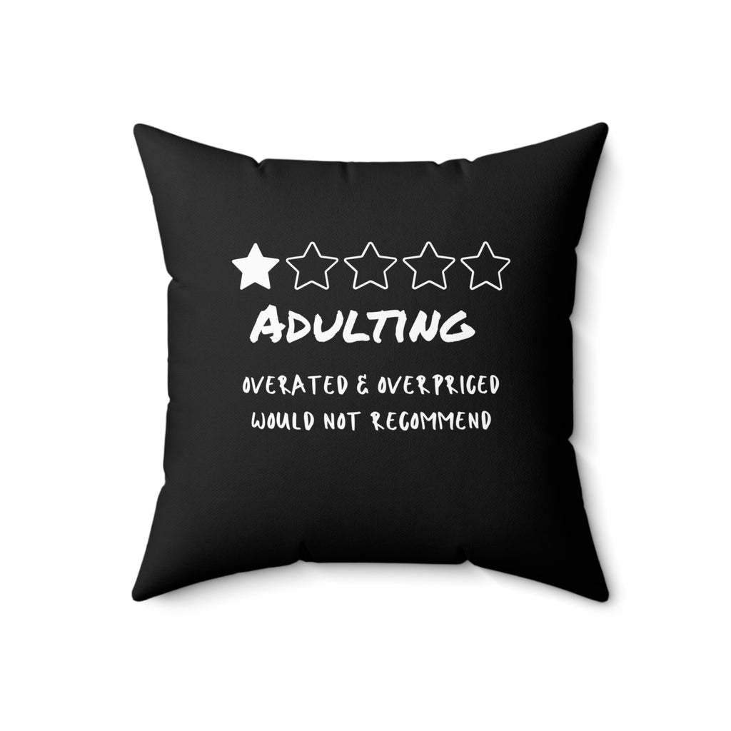 Adulting One Star Pillow