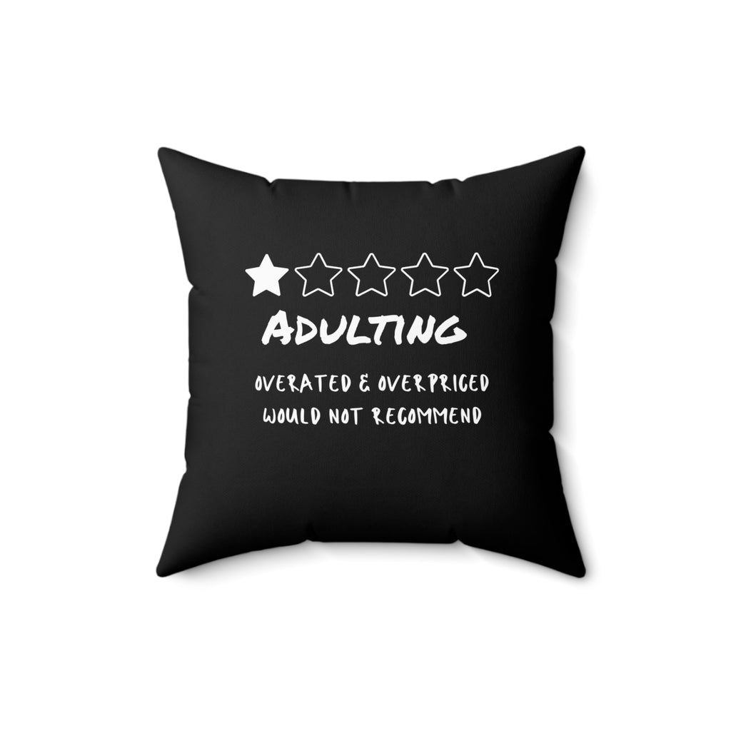 Adulting One Star Pillow