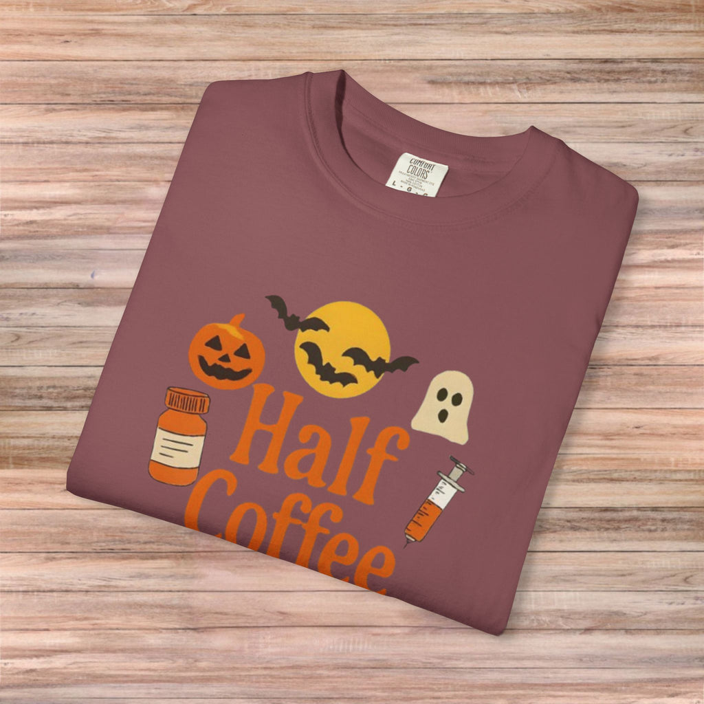 Half Coffee Half Nurse Tshirt