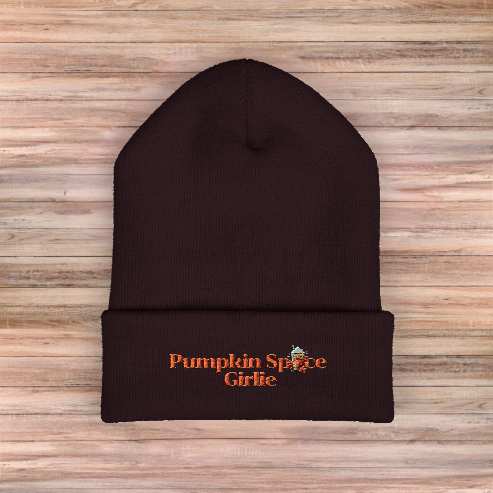 Pumpkin Spice Girlie Beanie