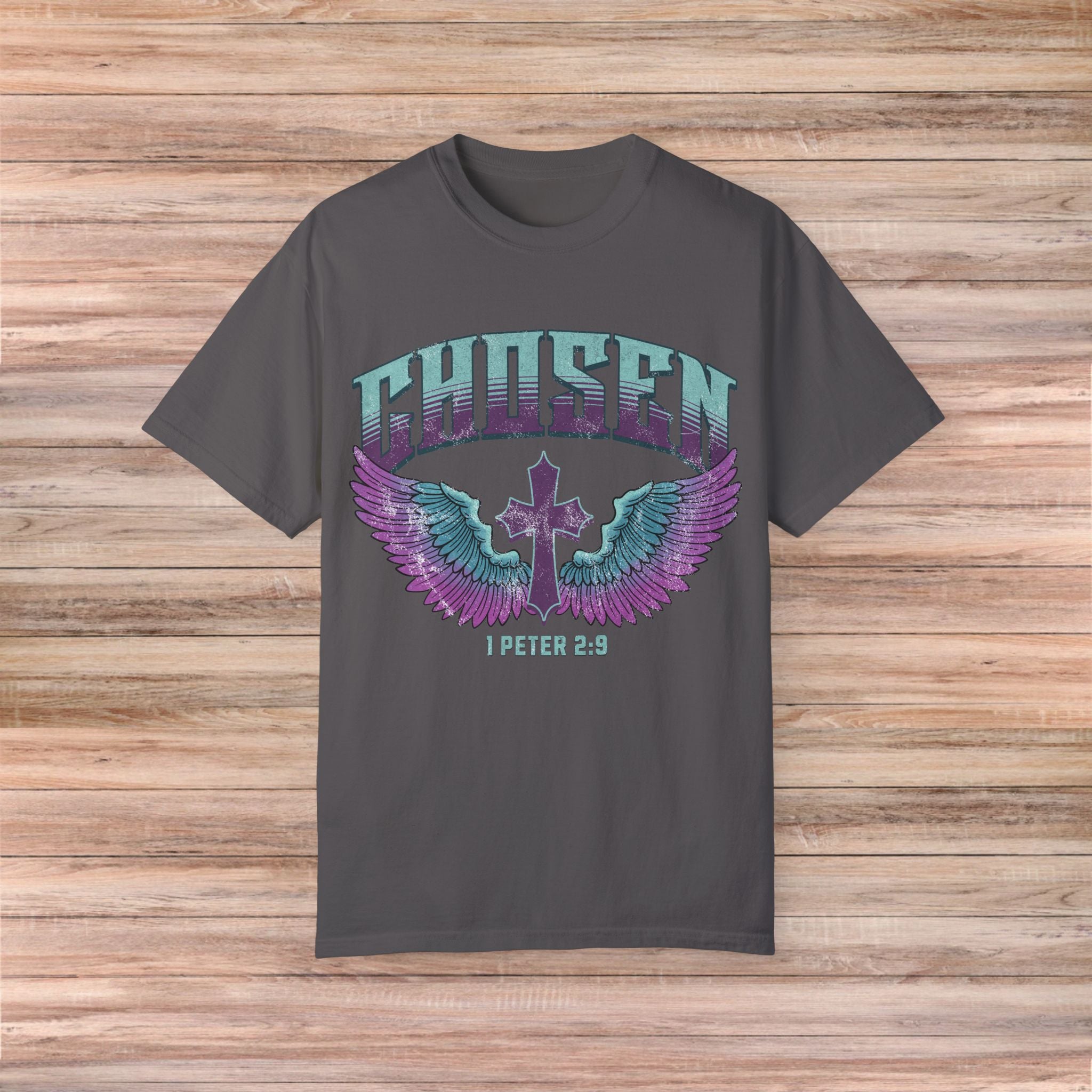 Chosen' with Wings & Cross Tshirt