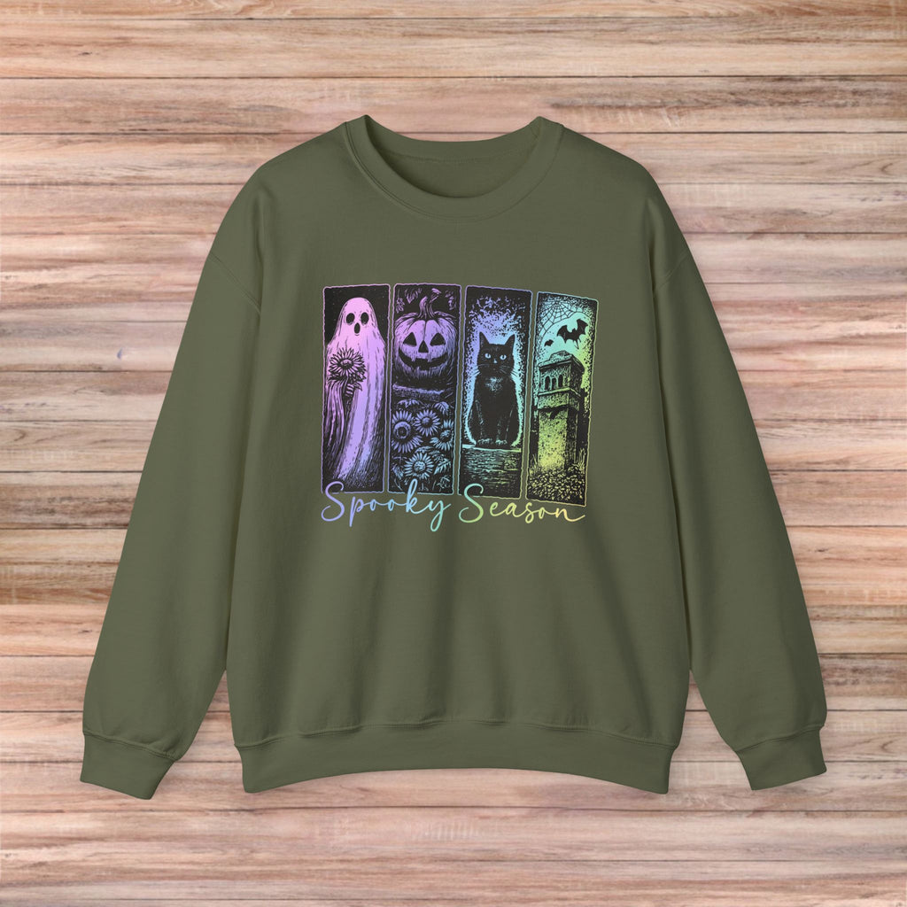 Spooky Metallic Season Sweater