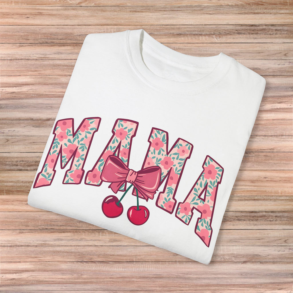MAMA Bow Cherry Tshirt