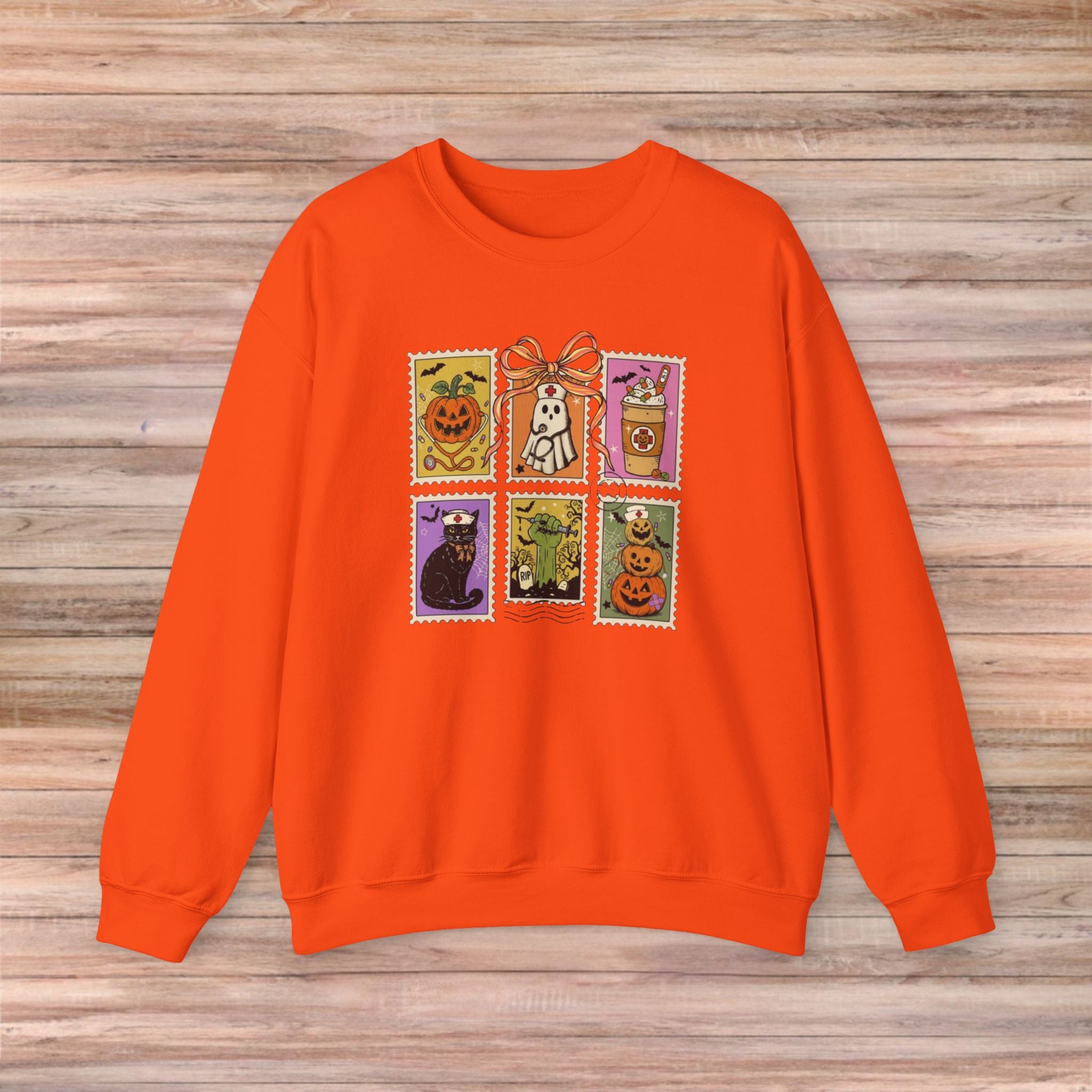 Halloween Nurse Post Office Sweater