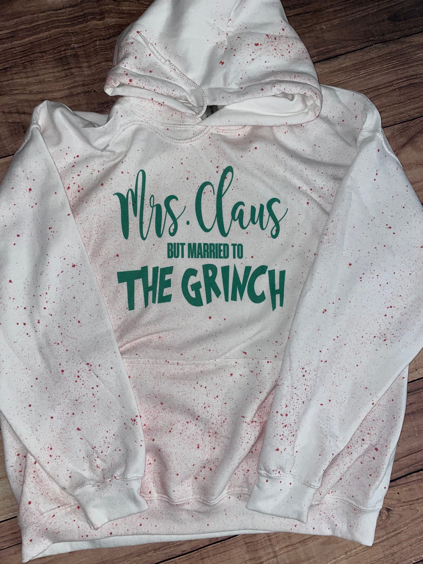 Mrs Claus but married to The Grinch Top