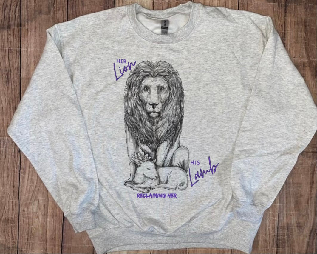 Her Lion His Lamb Sweater