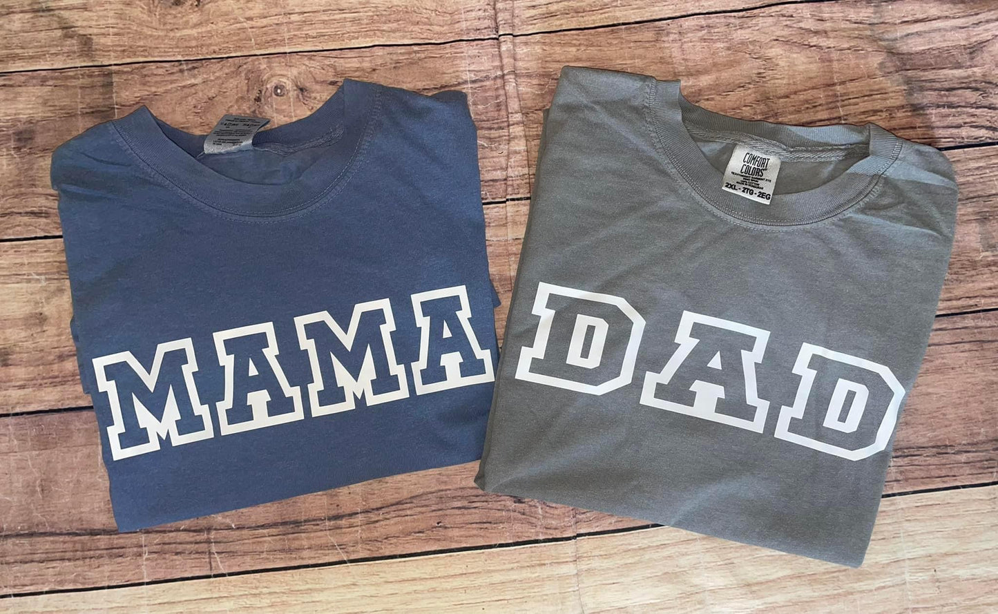 Mom Dad College Tshirts