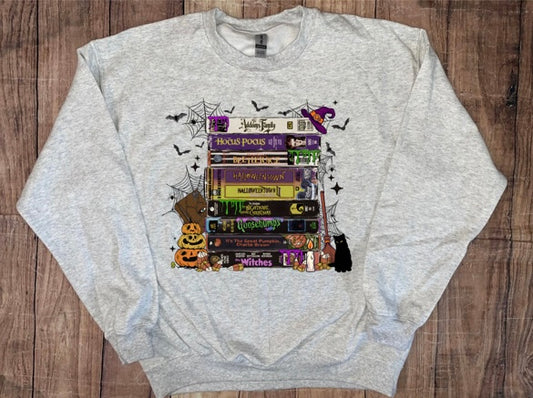 Halloween VCR Tapes Sweater