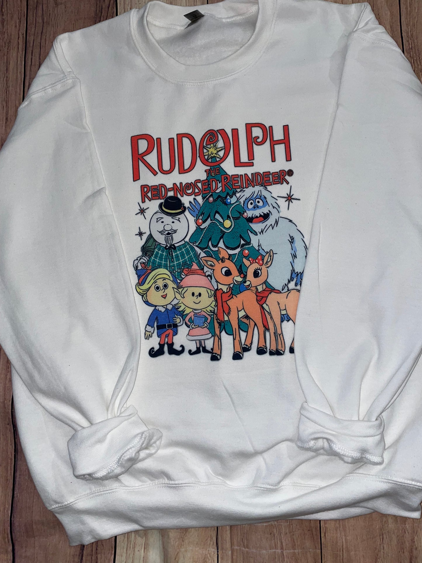 Rudolph Christmas Crew Sweater