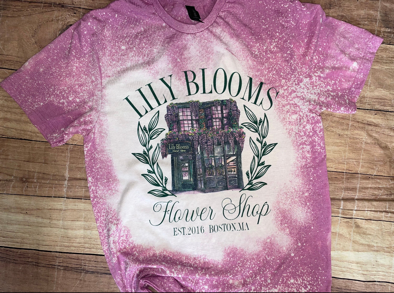 LILY BLOOMS Flower Shop Tshirt