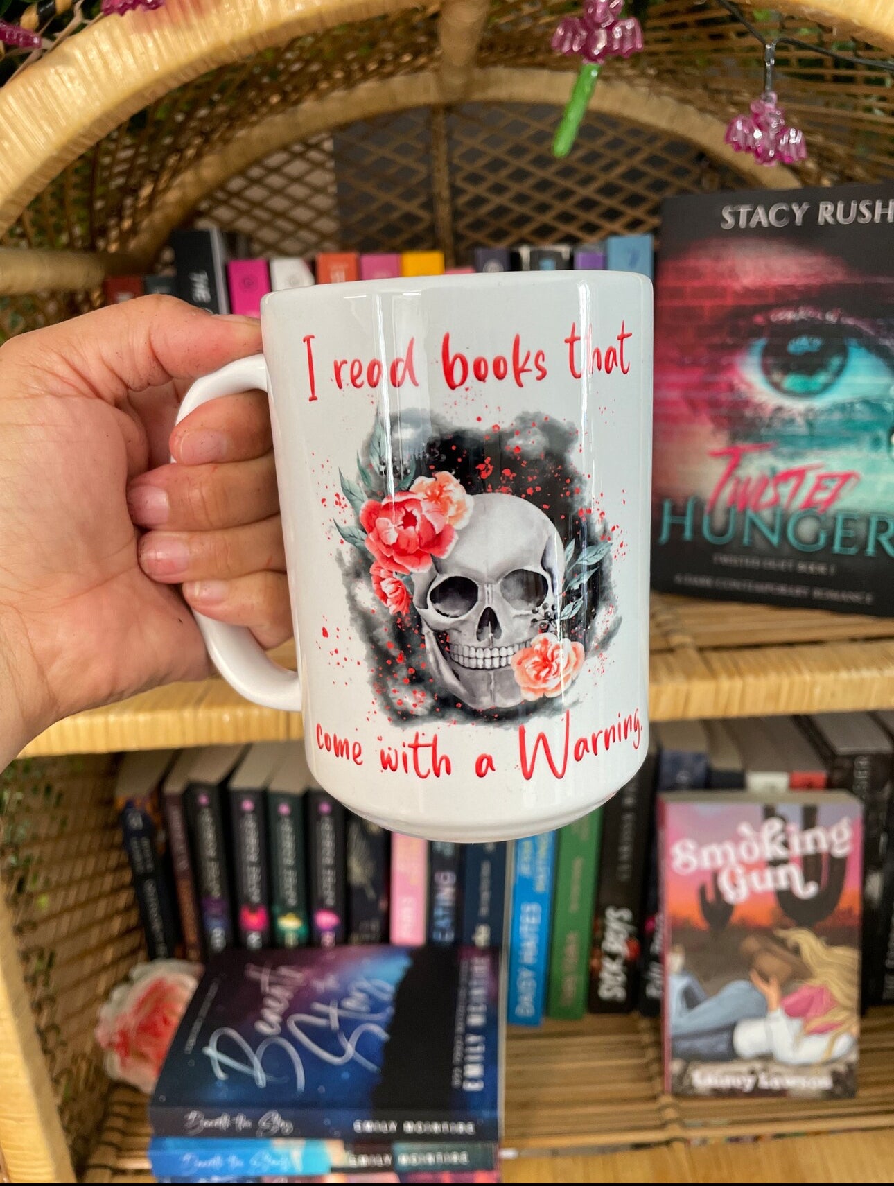 I read books that come with a Warning Mug