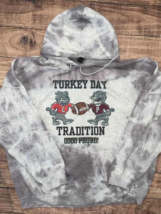 Turkey Day Tradition Gooo PBURG Hoodie