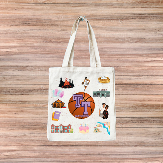 Tainted Trust Collage Tote Bag