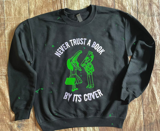 Never Trust a Book By Its Cover Sweater