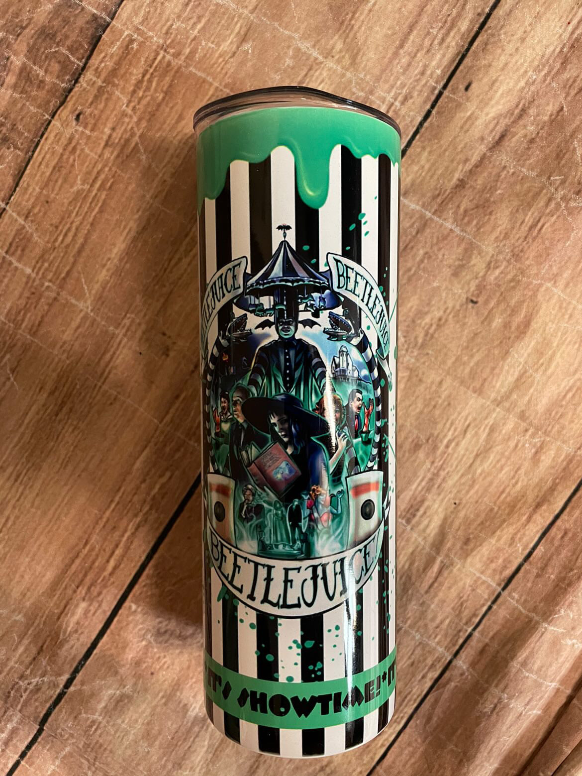 Beetlejuice It’s Showtime Tumbler