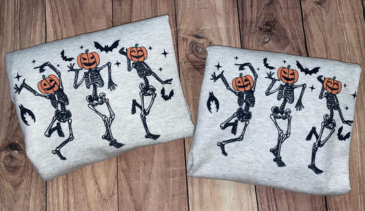 Pumpkin Skeleton Sweater