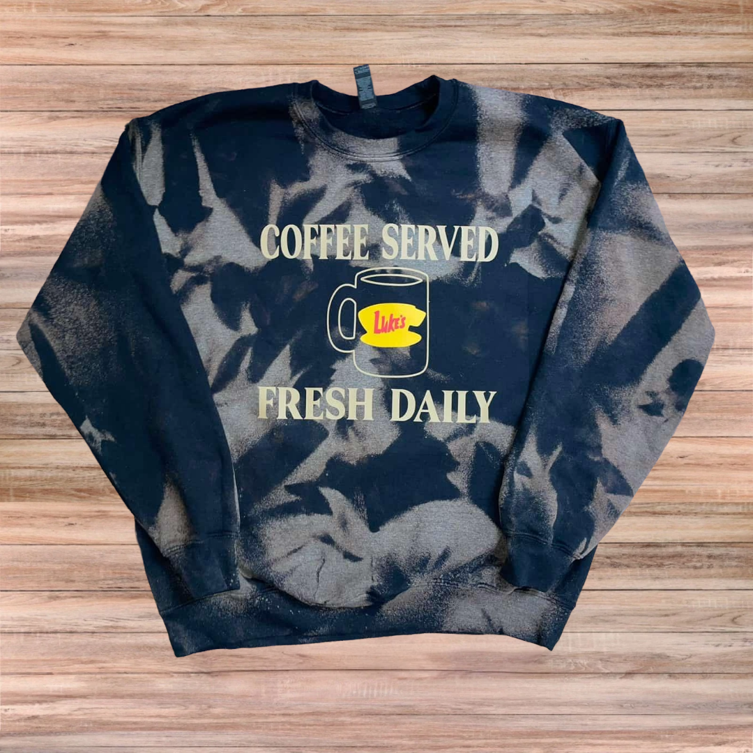 Coffee Served Fresh Daily Sweater