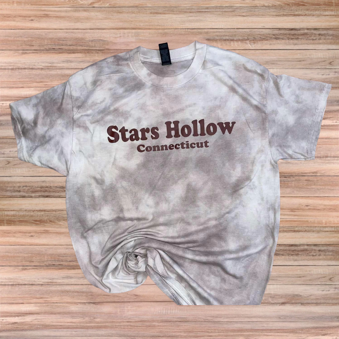 Stars Hollow Connecticut Tie-Dye Tshirt